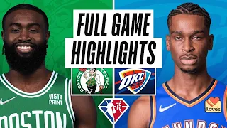 Boston Celtics vs Oklahoma City Thunder - Full Game Highlights - Mar 21, 2022