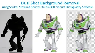 Shutter Stream Still & 360 Product Photography Software: Dual Shot Background Removal