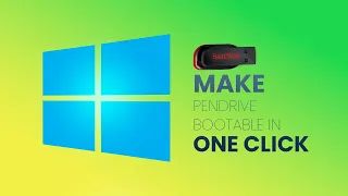 HOW TO MAKE PENDRIVE BOOTABLE | MAKE BOOTABLE USB WITHOUT CMD