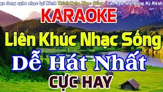 KARAOKE Liên Khúc Nhạc Sống DỄ HÁT NHẤT - Cực Hay Nhạc Sống Cha Cha Cha Karaoke