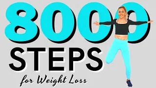 🔥8000 STEPS🔥Fast Walking for Weight Loss🔥High Calorie Burn Steady State Cardio🔥STEPS WORKOUT🔥