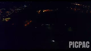 Midair night time, time lapse video over University Heights Park! #picpac #timelapse