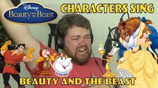 Beauty and the Beast Characters Sing Beauty and the Beast