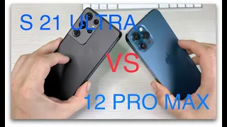 S21 ULTRA vs iPhone 12 PRO MAX. Большое сравнение флагманов.