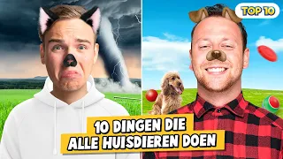 10 DINGEN DIE ALLE HUISDIEREN DOEN!