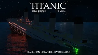TITANIC | Her Final Plunge | 112th Anniversary | Based on beta research