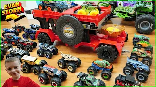 Monster Truck Monday Hot Wheels Monster Truck Downhill Race & Go Unboxing with Grave Digger