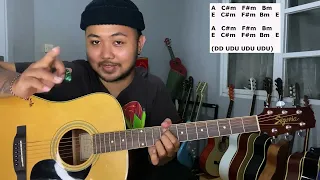 cara ngecheat kunci gantung chord C#m - F#m - Bm #pencerahan