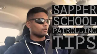Sapper School Patrolling Tips