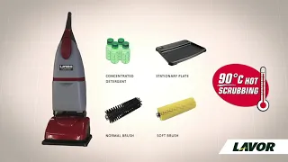 Lavor CRYSTAL CLEAN - Hot water floor scrubber dryer