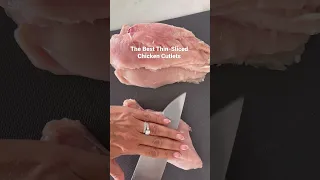 How to make the BEST, thin sliced Chicken Cutlets!