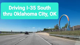 Driving thru Oklahoma City, OK on I-35 South ASMR