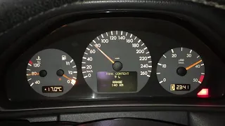 Mercedes w210 E320 cdi station 0-100 km/h