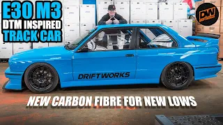 E30 M3 DTM Inspired BMW Track Car - New Carbon Fibre for the new lows