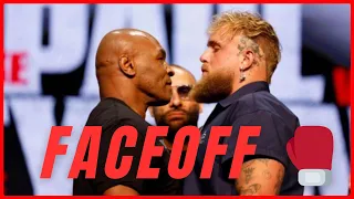 Mike Tyson / Jake Logan OFFICIAL FACE-OFF 🥊 Footage Shot By Myself Courtesy Of @VegasSportsToday