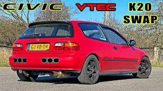 My Honda Civic EG *K20 SWAP* REVIEW on Autobahn