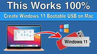 How to Create Windows 11 Bootable USB Drive on Mac |  Absolutely New Method { 100% Working }🔥🔥🔥🔥