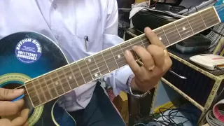 Kya Hua Tera Wada Guitar Tab lesson.(Hum Kisi se Kum Nahi)