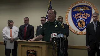 News Conference: Multi-agency news briefing at Lakeland PD, February 15, 2023