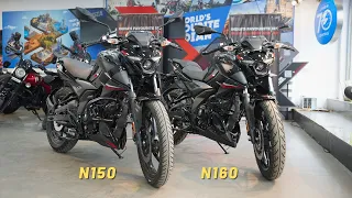 2024 Bajaj Pulsar N150 Vs Bajaj Pulsar N160 Detailed Comparison | Which One Should U Buy ?