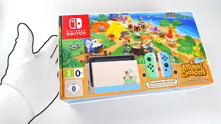 Nintendo Switch Animal Crossing: New Horizons Console Unboxing