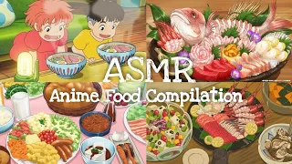 40minutes Anime aesthetic food compilation ASMR #GhibliMovies #Aestheticfood #SatisfyingAnimeFood