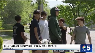 Emotional friends mourn loss of Glenview teen in fatal crash