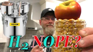 I Mashed Corn Whiskey w/ ONLY Apple Juice - NO WATER!