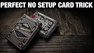 Any Deck at Any Time - Crazy NO SETUP Card Trick!