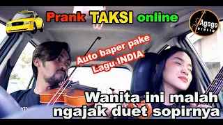 Bajak Taxi Online, Awalnya mau digodain. ehh,,Jadinya malah Duet.