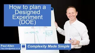 Planning a Designed Experiment (DOE) - 6 Sigma Tutorial