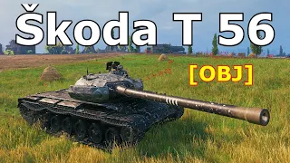 World of Tanks Škoda T 56 - 4 Kills 8,6K Damage