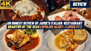 An Honest Review of Jamie's Italian Restaurant | Quantum of the Seas | Alaska Cruise