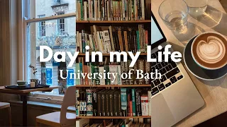 Day in my Life at University of Bath | psychology student, study with me, essay deadline, library!