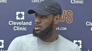 LeBron James On Facing Celtics Without Kyrie Irving, Playing In Boston, Brad Stevens & Young Players