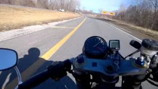 McNugget's Honda Cb750 cafe racer speed run