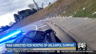 Illegal dumping arrest