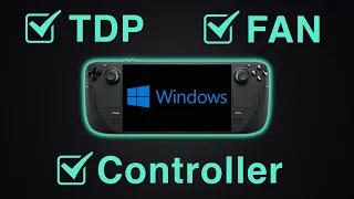 TDP, Fan & Controller All Fixed - Windows on Steam Deck - Steam Deck Tool