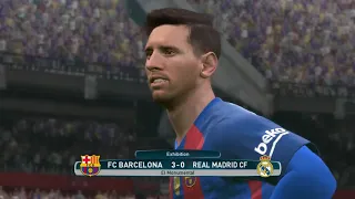 PES 2017 PC Gameplay  (FC Barcelona VS Real Madrid) | Superstar