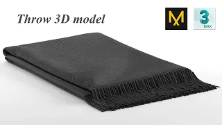Throw 3D model_Marvelous designer and 3Dsmax (skin wrap and morph)