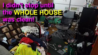 Autistic man cleans TRASHED houses for FREE!