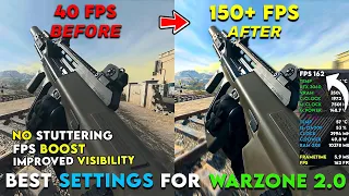 Best Settings for Warzone 2.0 (Max FPS & Visibility) Optimized In-game Settings