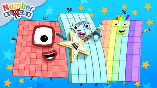 BIG Numbers - Counting to 100 | Learn to count 123 | Maths for Kids | @Numberblocks