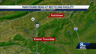 Man found dead at Pennsylvania recycling facility