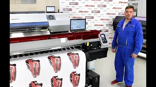 Mimaki UJV100-160 для начинающих - подготовка к работе и печать