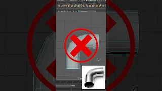 Autodesk Maya Tutorial - How to create pipe 90 degree bend