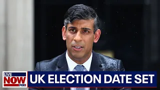 UK snap election: British PM Rishi Runak sets July 4 date | LiveNOW from FOX