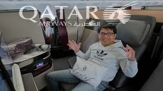 Finally experienced the world’s best business class Qatar Airways Qsuite #shorts
