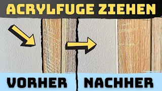 Acrylfuge ziehen - oder doch mit Silikon verfugen? Abzieher oder Finger? Wandecke reparieren