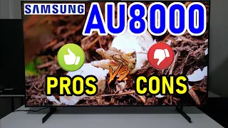 Samsung AU8000 Crystal UHD: Pros and Cons / 4K Smart TV